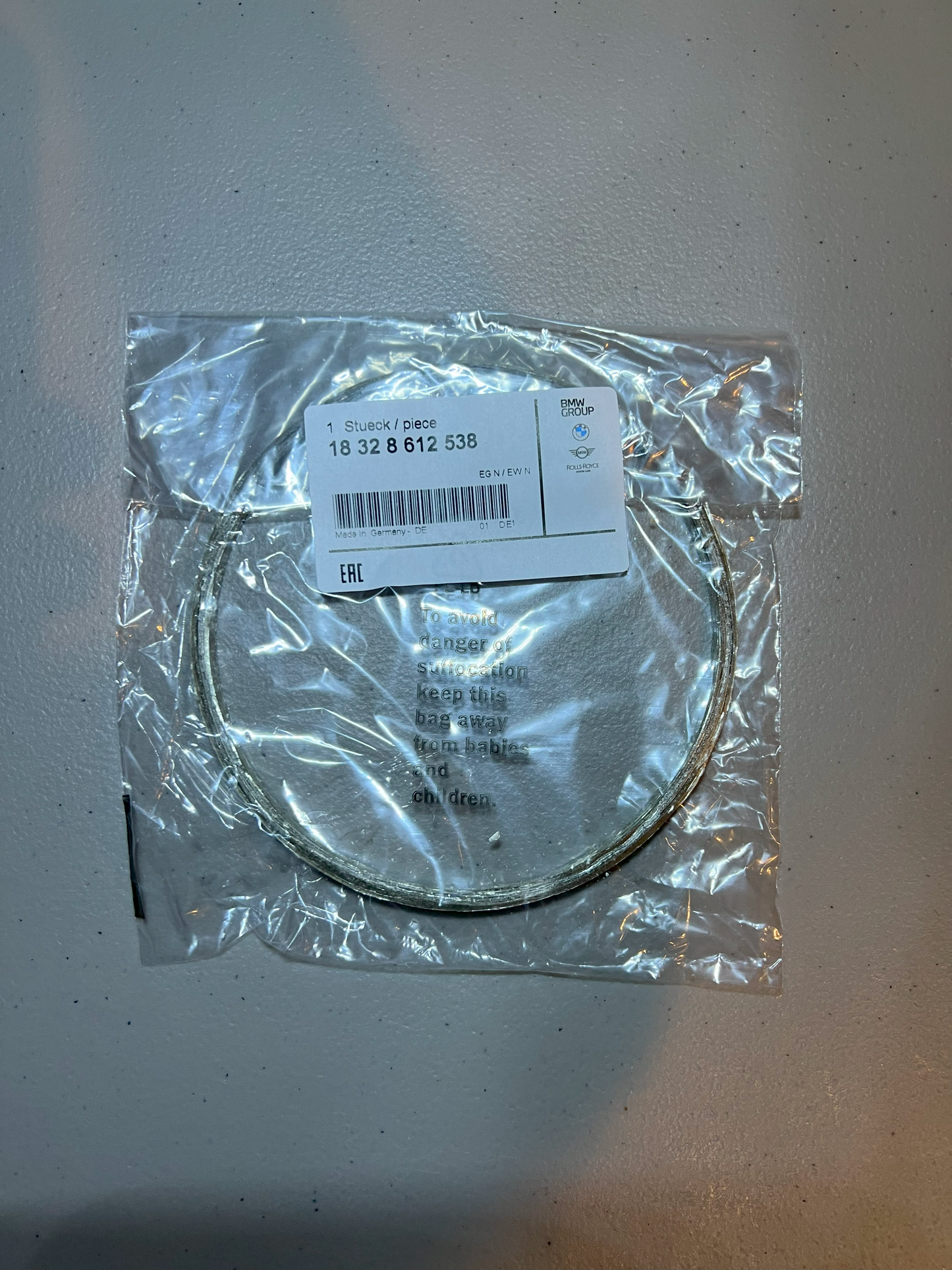 Genuine BMW B58 Downpipe Gasket (18328612538)