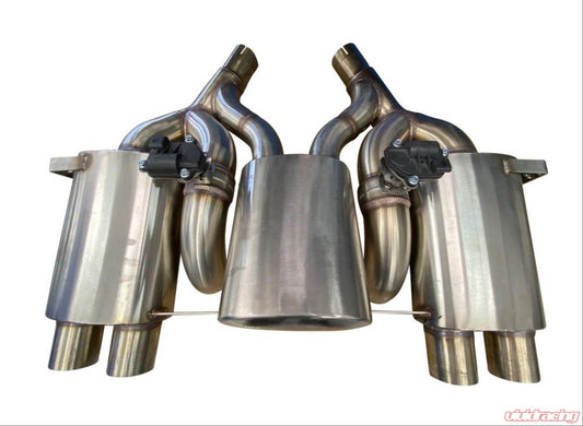 Active Autowerke Maad Maxx Rear Exhaust Section - 3 Can Valve F8X BMW M3 & M4 2015-2020