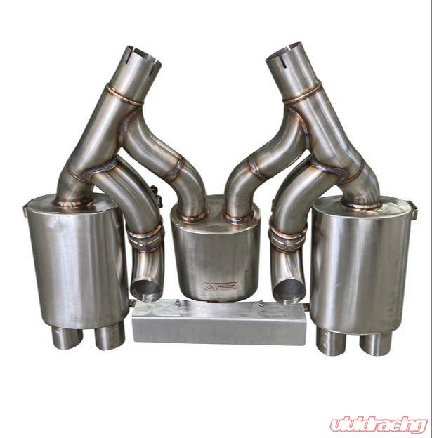 Active Autowerke Maad Maxx Rear Exhaust Section - 3 Can Valve F8X BMW M3 & M4 2015-2020