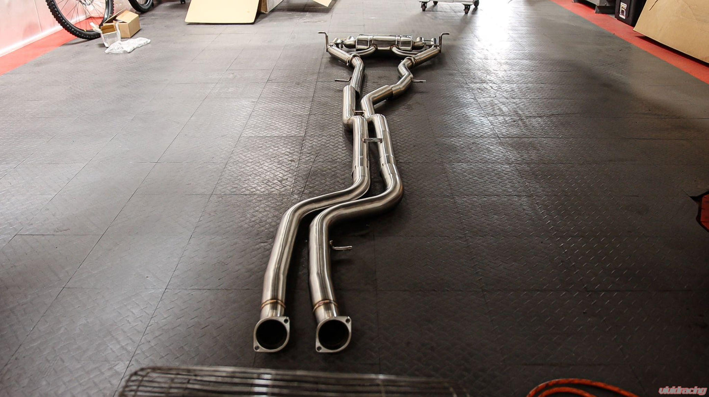 VR Performance Stainless Valvetronic Exhaust System Carbon Tips (S55: M3/M4)