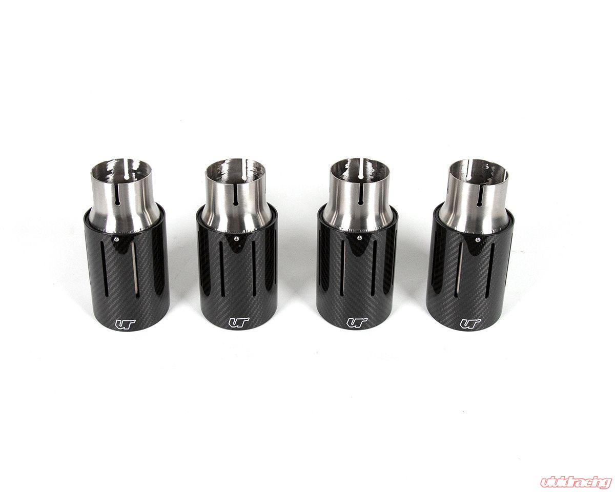 VR Performance Stainless Valvetronic Exhaust System Carbon Tips (S55: M3/M4)