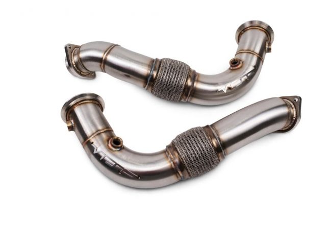 VRSF N63 Stainless Steel Race Downpipes (08-16 550i, 650i, 750Li, X5, X6)