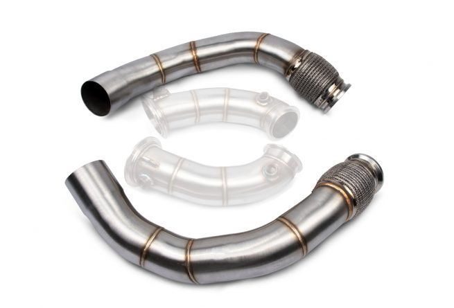 VRSF S63 Stainless Steel Race Downpipes (2018+ BMW M5 & M8)