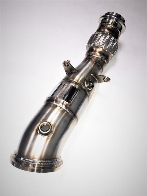 Evolution Racewerks Competition Series 4" Catless Downpipe (B46, US Spec Cars)
