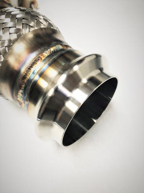 Evolution Racewerks Competition Series 4" Catless Downpipe (B46, US Spec Cars)