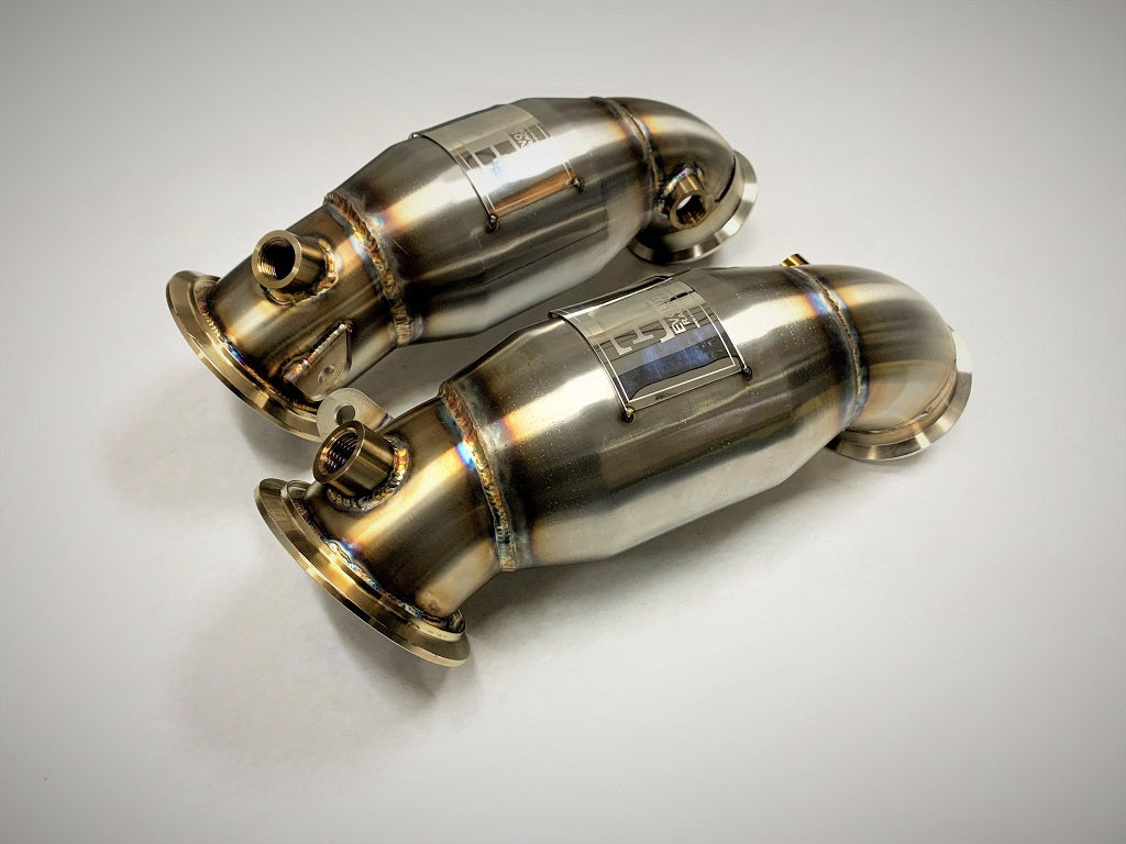 Evolution Racewerks Sports Series High Flow Catted Downpipe S63M Engine (2017+ F90 M5)