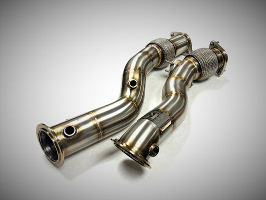 Evolution Racewerks Competition Series Catless Downpipe S58 Engine (2020+ X3M/X4M)