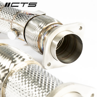 CTS Turbo BMW S58 High Flow Catted Downpipes (X3M, X4M, X3MC X4MC)