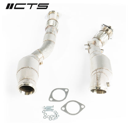 CTS Turbo BMW S58 High Flow Catted Downpipes (X3M, X4M, X3MC X4MC)