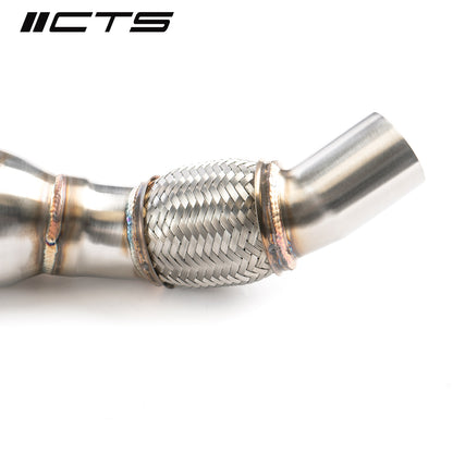 CTS Turbo N20 4″ High Flow Catted Downpipe (F20-F21-F22-F30-F32-F36)