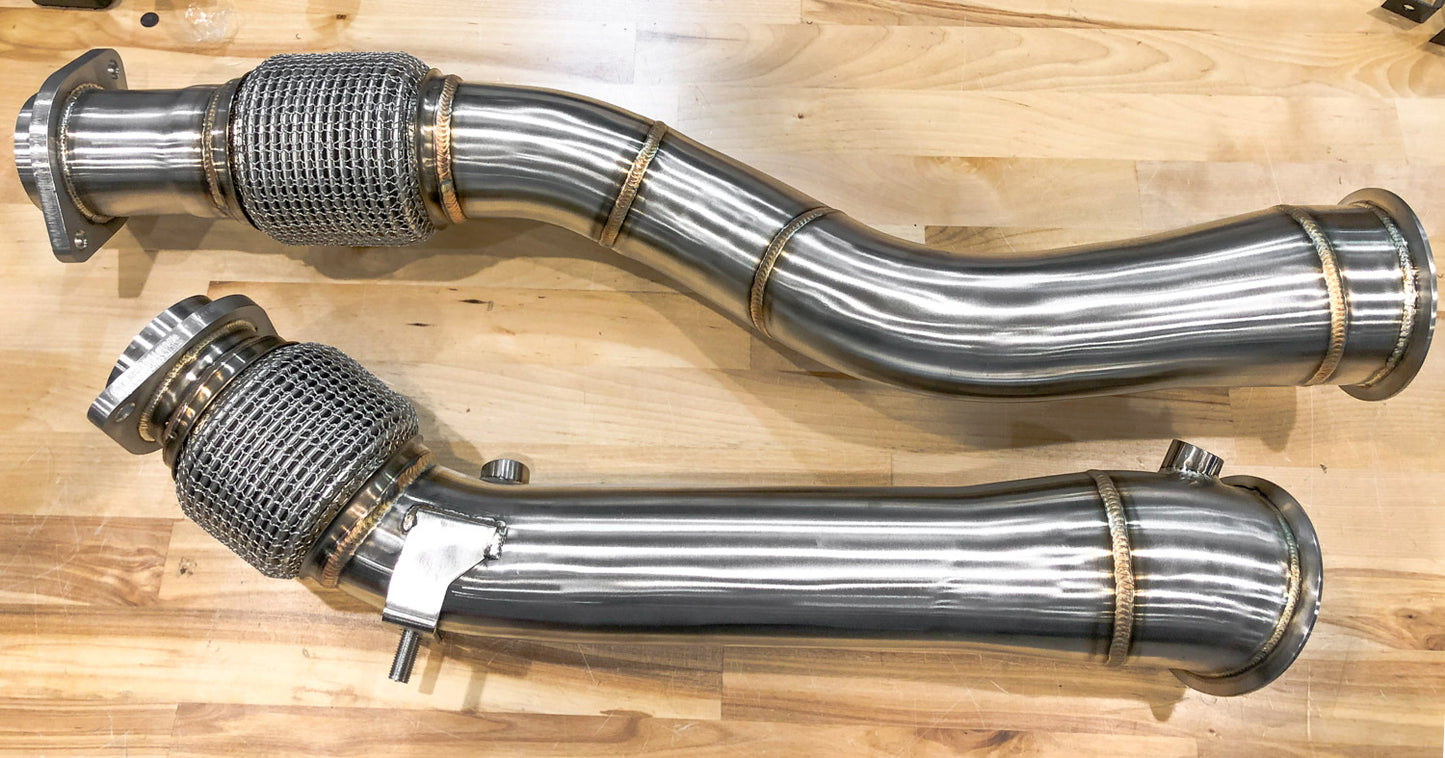 RK Autowerkes S58 Catless Downpipes (2020+ X3M/X4M)