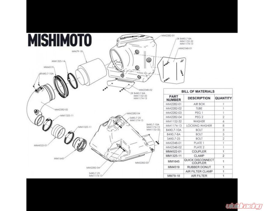 Mishimoto Performance Intake (Supra A9X)