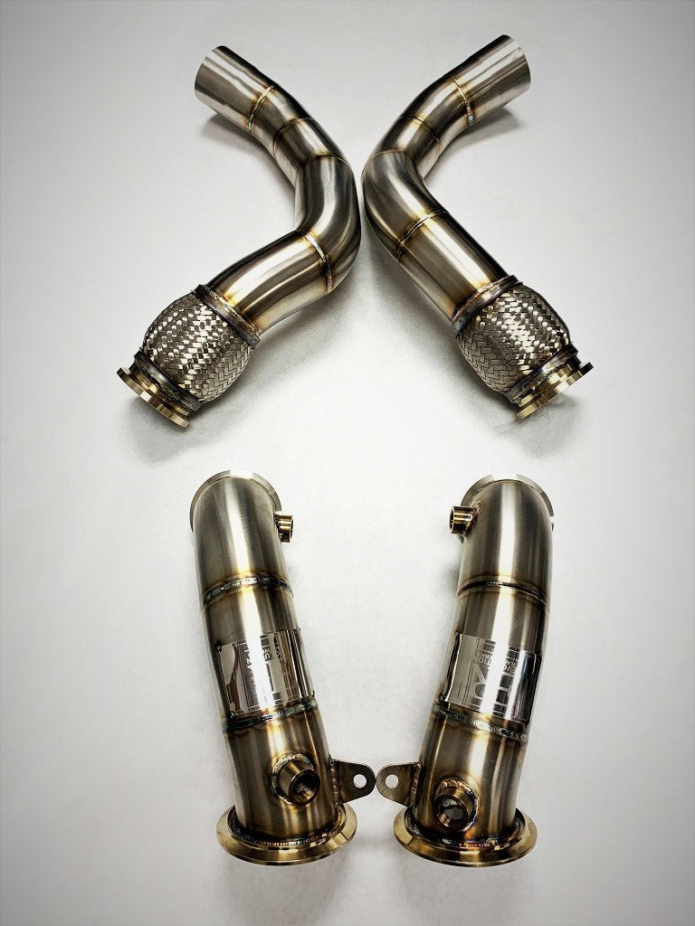 Evolution Racewerks Competition Series Catless Downpipes S63M Engine (2017+ F90 M5)