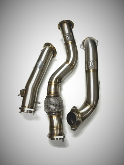 Evolution Racewerks Competition Series Catless Downpipes S58 Engine (2021+ M3/M4)