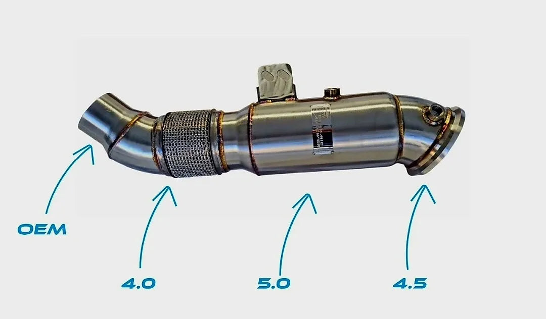 Dynamic Autowerx 5" B58 Catless Downpipe