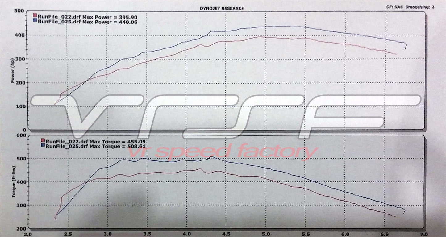 VRSF N54 OEM Location High Flow Silicone Inlet Intake Kit (07-10 BMW 135i/335i/535i/1M/Z4)