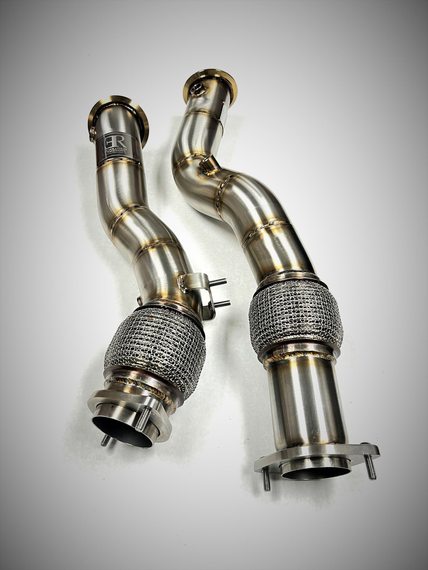 Evolution Racewerks Competition Series Catless Downpipe S58 Engine (2020+ X3M/X4M)